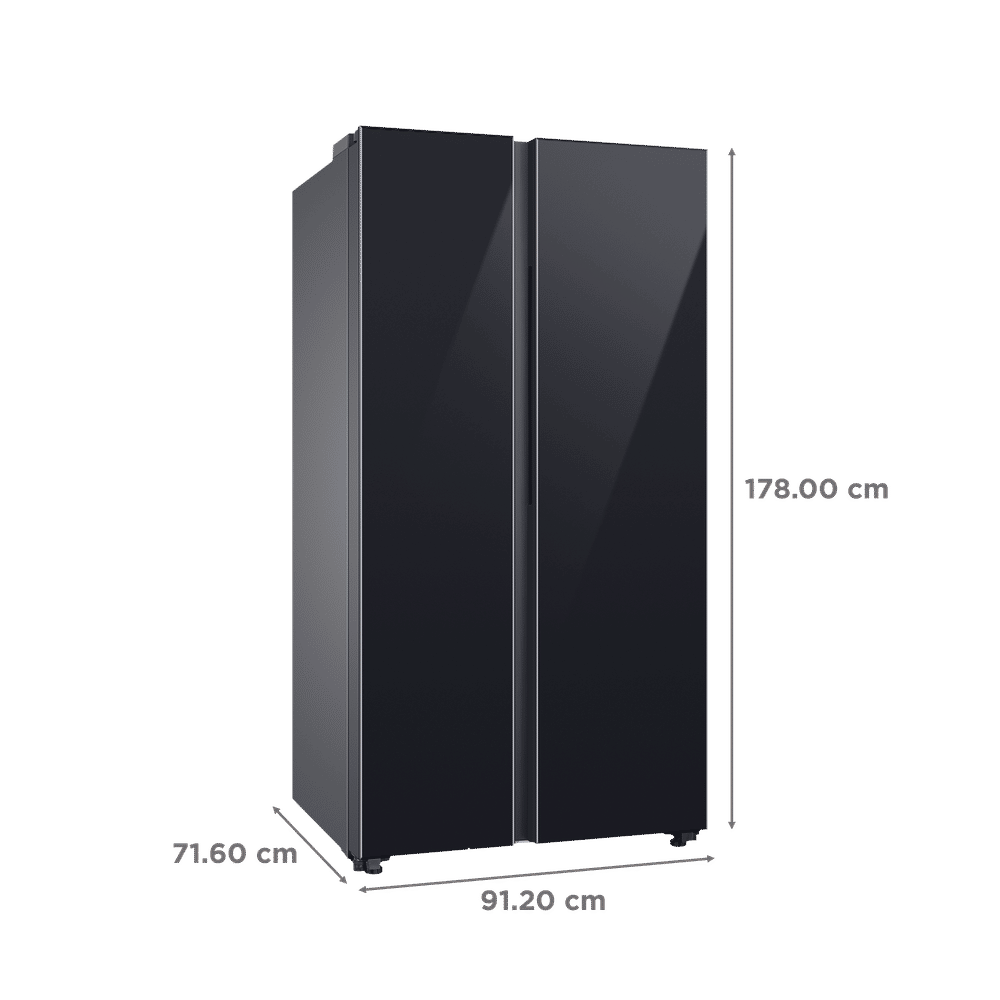 Buy Samsung 653 Litres 3 Star Side by Side Refrigerator with AI Energy